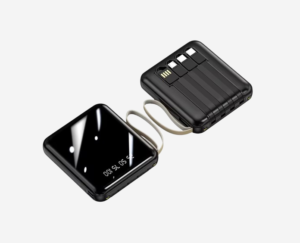 PB05 PhoneBitz Power Bank 5000mAh with Built-in Cables