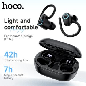 EQ8 Hoco in-ear true wireless Earphones TWS Black