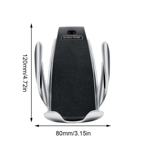 Car Wireless Charger 10W Induction Car Fast Wireless Charging With Car Phone Holder S5 - Image 2